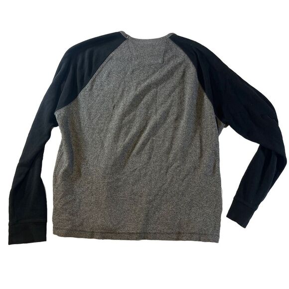 Banana Republic Made With Pima Mens Size XL Black Gray Long Sleeve Cotton Shirt - Picture 4 of 4